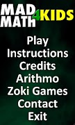 Poster Mad Math 4 Kids Free