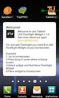 LED Flashlight Widget Affiche