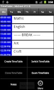 Time Table Pro imagem de tela 1