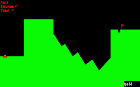 2D Golfing syot layar 4