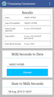 Timestamp Conversion imagem de tela 2