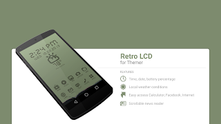 Poster LCD Retro Theme