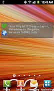 My Location Address Widget تصوير الشاشة 1