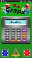 Craps Simulator - Statistics الملصق