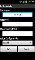 mastercall-plus dialer Screenshot 1