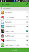 برنامه‌نما Share Apps عکس از صفحه