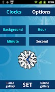 Clocky Snowflake winter clock screenshot 3