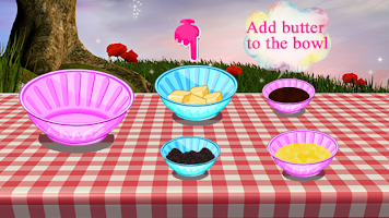 Cooking chocolate nests screenshot 1