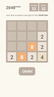 2048Undo-With Undo Function capture d'écran 3