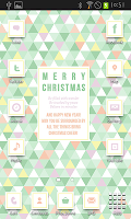 chrismas cheer icon theme Cartaz