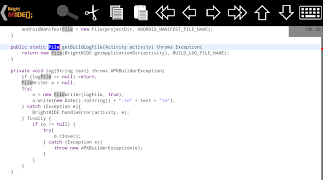 Bright M IDE: Java/Android IDE スクリーンショット 1