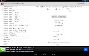 IDEAL Web Math Plots/Geometry captura de pantalla 7