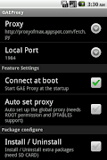 GAE Proxy captura de pantalla 1