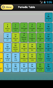 برنامه‌نما Periodic Table عکس از صفحه