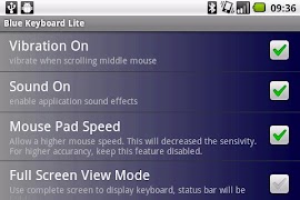 برنامه‌نما Blue Keyboard DEMO عکس از صفحه