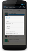 App Usage Logger syot layar 2