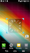 Glass Clock Widget 스크린샷 2