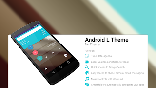 Android L Tema poster