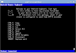 برنامه‌نما Remote Keyboard عکس از صفحه