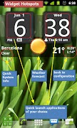 FlipClock Blue Magic Dark স্ক্রিনশট 4