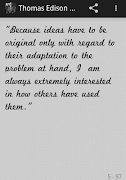 Thomas Edison Quotes Pro captura de pantalla 1