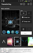 Black mechanic Atom Theme screenshot 5