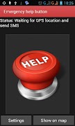 Emergency help button Affiche