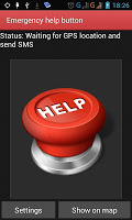 Emergency help button poster