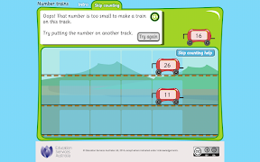 Number trains: skip counting Poster