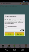 4 Schermata Notes2SD Text Editor