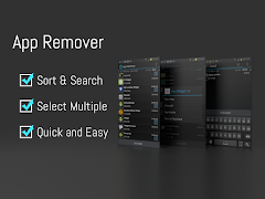 برنامه‌نما App Remover عکس از صفحه