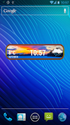 Winter Weather Clock Widget screenshot 4
