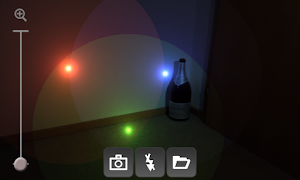 RGB Lights Camera Effect Cartaz