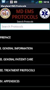 برنامه‌نما DEMO - MD EMS Protocols عکس از صفحه