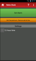 Retro Clock Widget capture d'écran 1