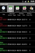 clock card screenshot 1