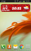Cool Weather Clock Widget স্ক্রিনশট 2