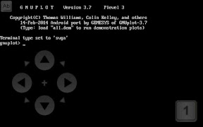 GNUplot37 GNUplot for Android capture d'écran 5