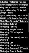 Video Tutorials for Photoshop captura de pantalla 7