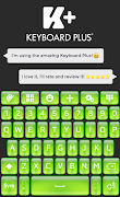 Color Green Keyboard Theme screenshot 4