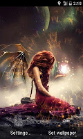 Charming Angel Live Wallpaper 截圖 1