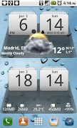 MIUI Digital Weather Clock постер