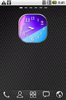 Colourful Clock Widget screenshot 1