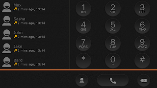 ExDialer Theme Black Graphite screenshot 2