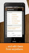 برنامه‌نما Time Tracker + Billing عکس از صفحه