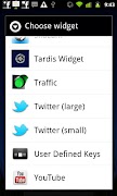 2 Schermata Tardis Widget