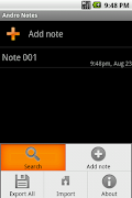 Andro Notes Plakat