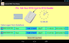 RFID Time  Attendance تصوير الشاشة 3