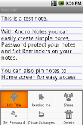 Andro Notes スクリーンショット 1