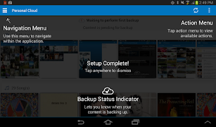 برنامهنما Synchronoss Personal Cloud عکس از صفحه